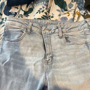 American Eagle Outfitters Women's next level stretch  Faded Blue Jeans